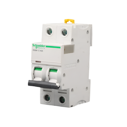 Schneider Electric iC65N Mini Circuit Breaker, Curve C, 1P+N, 1P, 2P, 3P, 4P, Air Switch, Household Protection – 6A to 63A