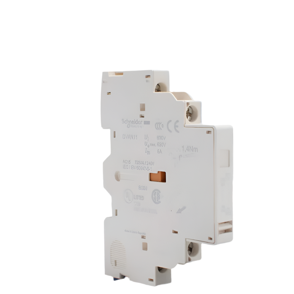 Schneider GVAE11 Auxiliary Contact for Motor Circuit Breaker – 1 Normally Open, 1 Normally Closed Contact