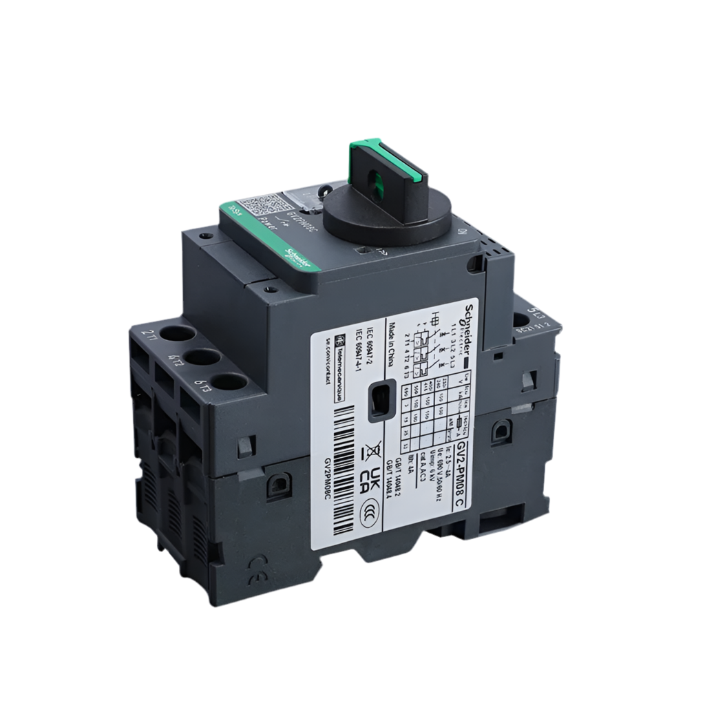 Schneider Electric GV2 Motor Circuit Breaker - GV2PM Series, Knob Type, Models 1C to 32C