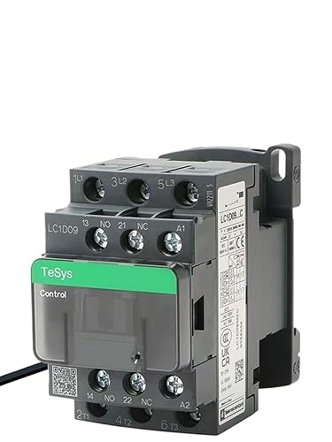 Schneider Electric Three-Pole AC Contactor - Models LC1D25, LC1D32, LC1D38, B7C, F7C, Q7C, M7C (24V, 110V, 220V, 380V)