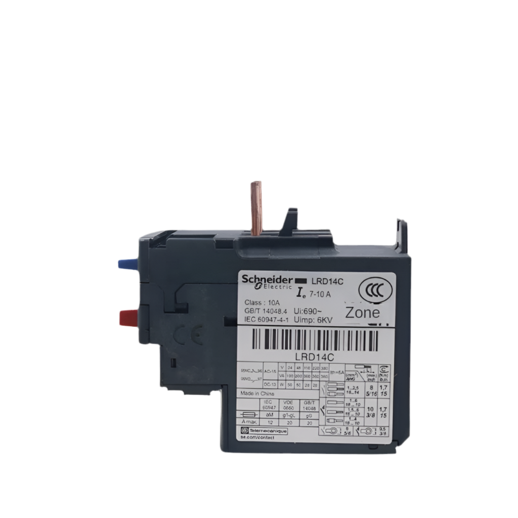 Schneider Electric LRD Series Thermal Overload Relay – LRD12C, LRD16C, LRD21C, LRD32C | 3-Pole Overload Protection for AC Motors | 10A – 32A