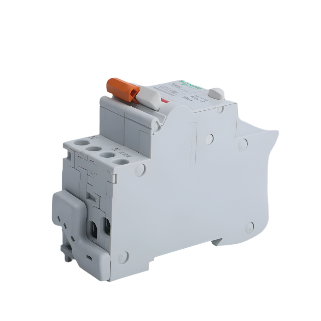 Schneider Electric EA9C45 1P+N Leakage Circuit Breaker – 6A to 40A with Double Wiring, Leakage Protection