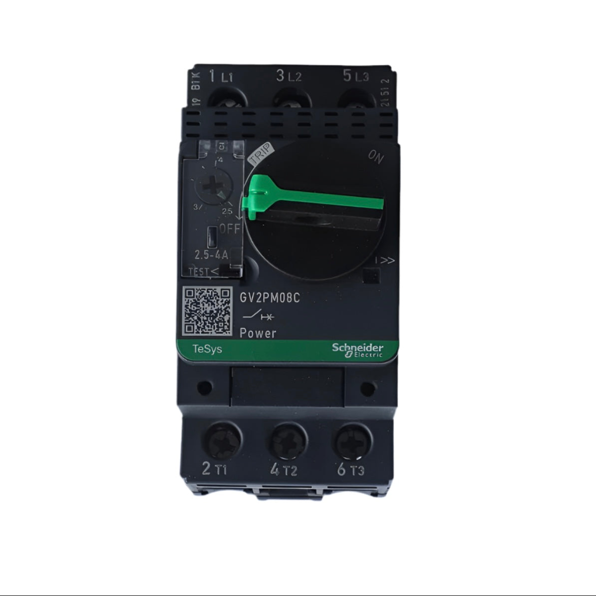 Schneider Electric GV2 Motor Circuit Breaker - GV2PM Series, Knob Type, Models 1C to 32C