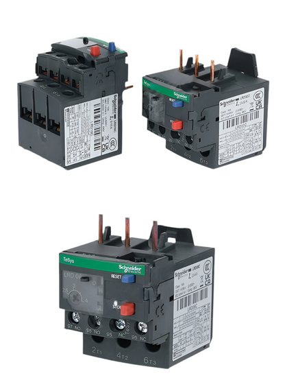 Schneider Electric LRD Series Thermal Overload Relay – LRD12C, LRD16C, LRD21C, LRD32C | 3-Pole Overload Protection for AC Motors | 10A – 32A