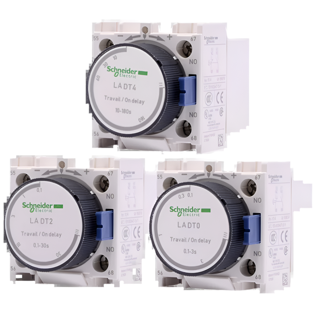 Schneider Electric LADT2 Delay Contact Module - Reliable Air Delay Power-On/Off with Advanced Performance