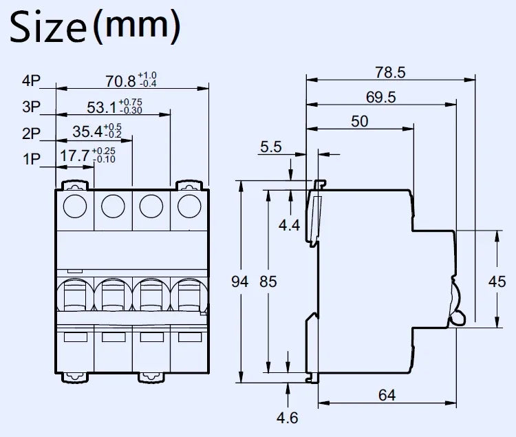 Schneider Electric Acti9 iC65N Miniature Circuit Breaker (MCB) - 1P, Curve C, 1A to 63A, DIN Rail Mounted, Overload and Short-Circuit Protection