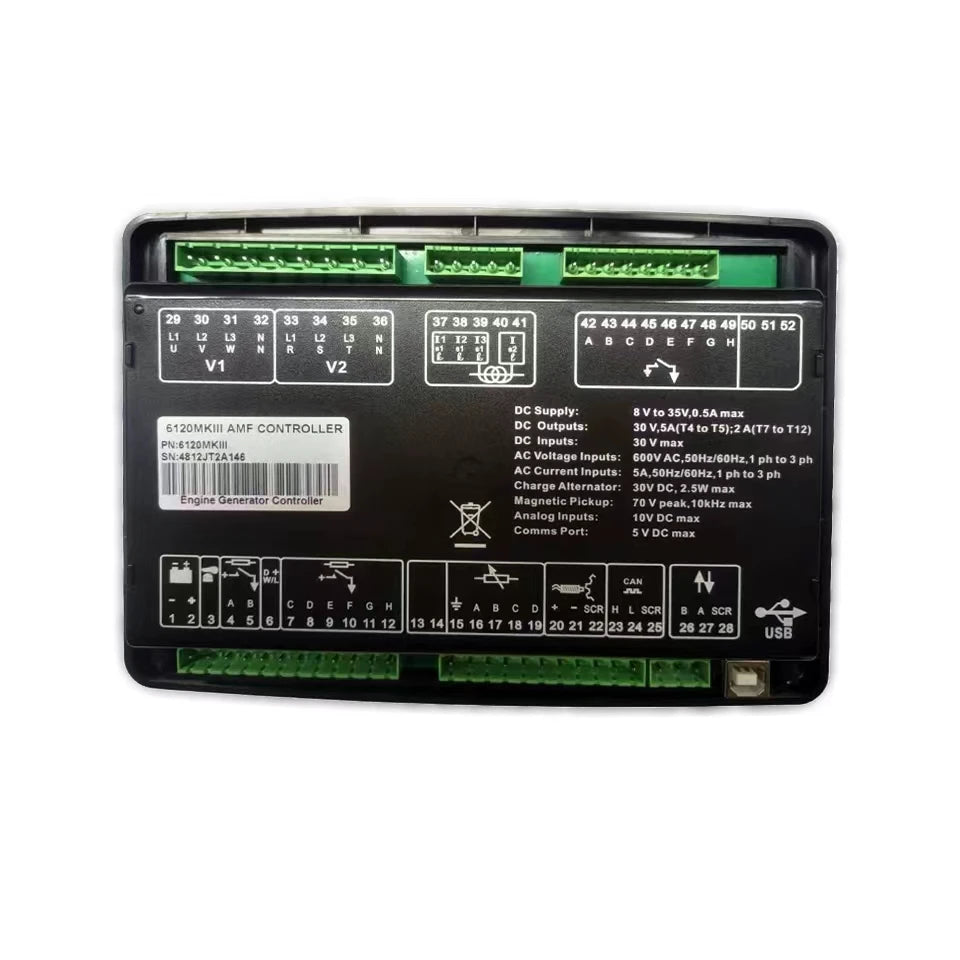 DeepSea DSE6120MKIII AMF Controller - Advanced Generator Engine Control Module for Genset Systems