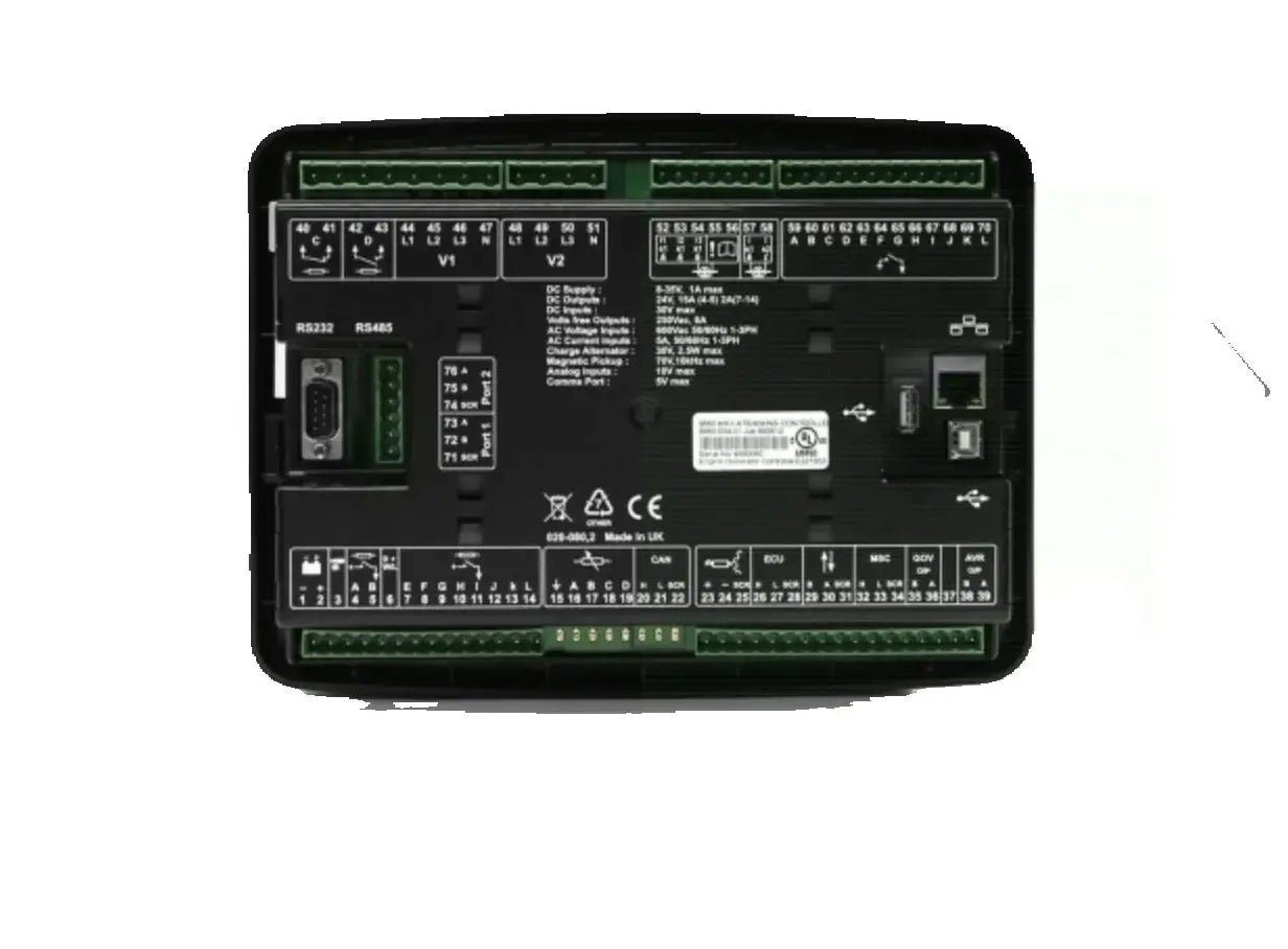 DeepSea DSE8660MKII Auto Transfer Switch Controller - Mains Utility Control for Complex Grid Systems